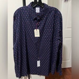 Brooks Brothers Navy Button-Down Shirt
